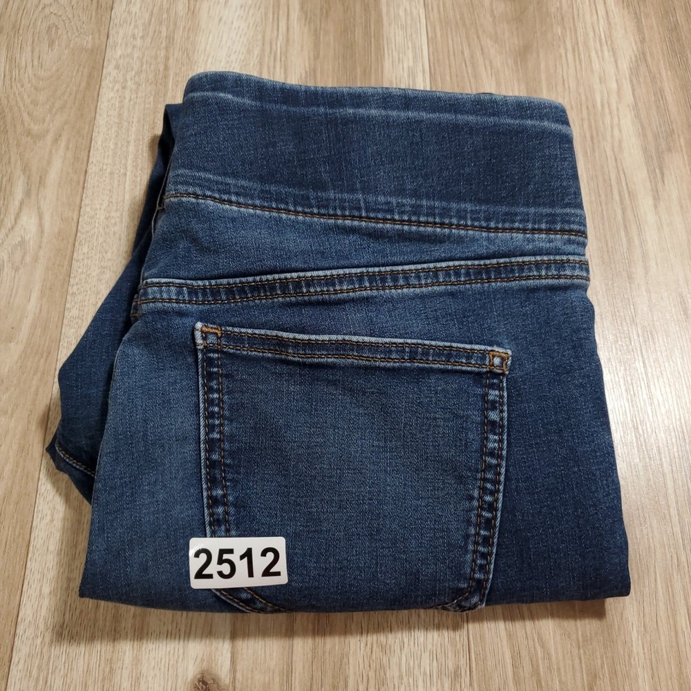 Simply Vera Vera Wang Womens Blue Pull On Crop Skinny Jeans Size 8 Medium Wash - Picture 10 of 10